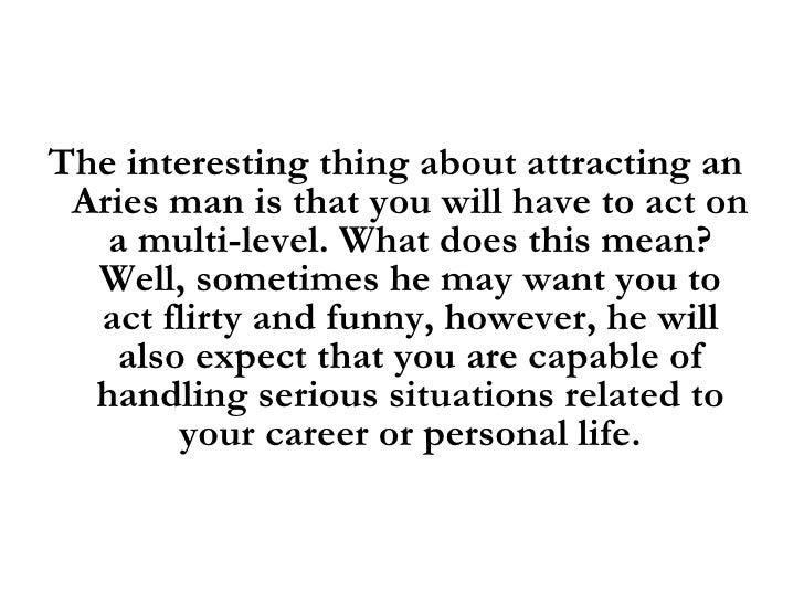 How To Incline Aries Man Heart How To Triumph in Aries Man Heart
